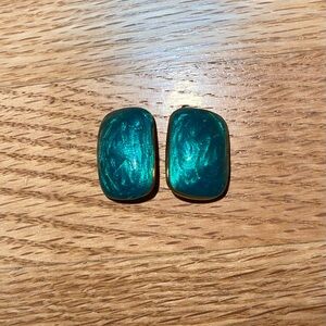 Elegant Teal Earrings